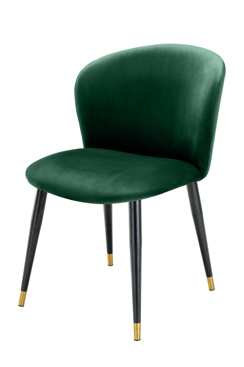 Chaise de salle à manger velours vert | Eichholtz Volante | Meubleluxe.fr