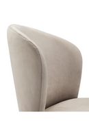 Chaise de salle à manger velours beige | Eichholtz Volante | Meubleluxe.fr