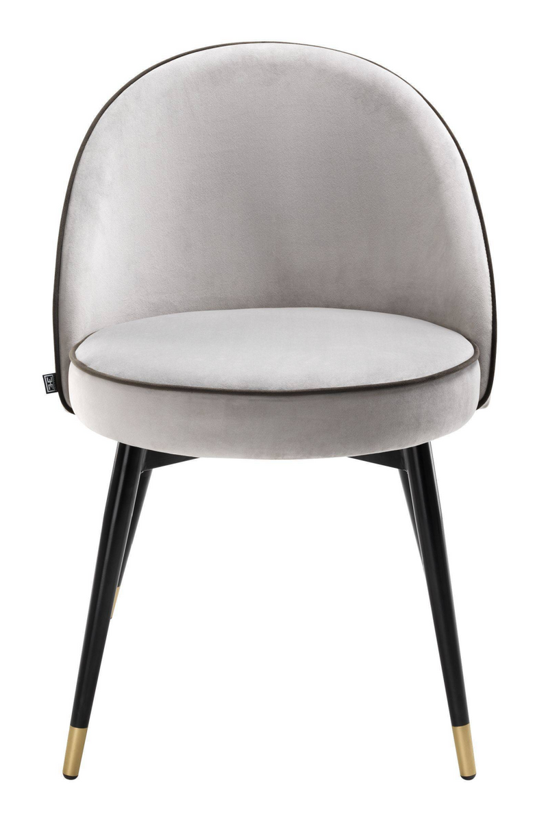 Chaises en velours gris clair (lot de 2) | | Eichholtz Cooper | Meubleluxe.fr