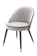 Chaises en velours gris clair (lot de 2) | | Eichholtz Cooper | Meubleluxe.fr