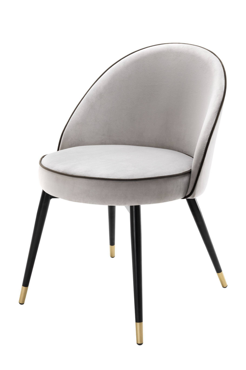 Chaises en velours gris clair (lot de 2) | | Eichholtz Cooper | Meubleluxe.fr