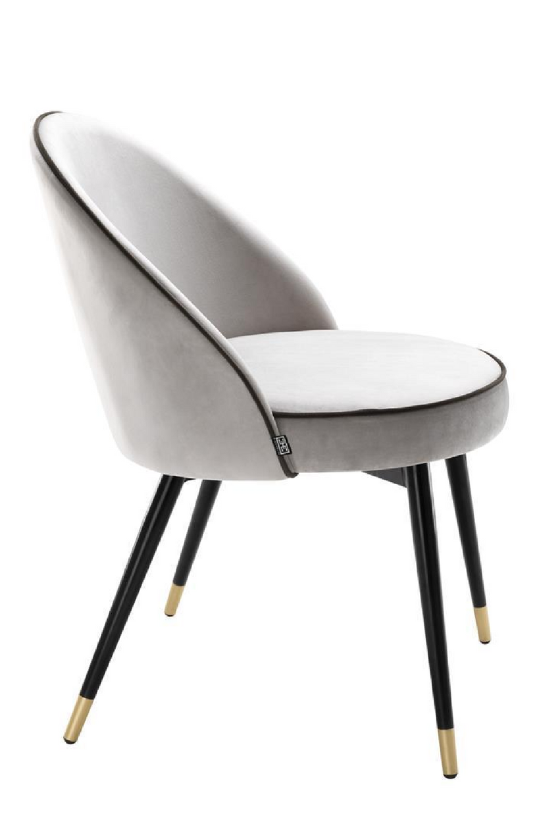 Chaises en velours gris clair (lot de 2) | | Eichholtz Cooper | Meubleluxe.fr