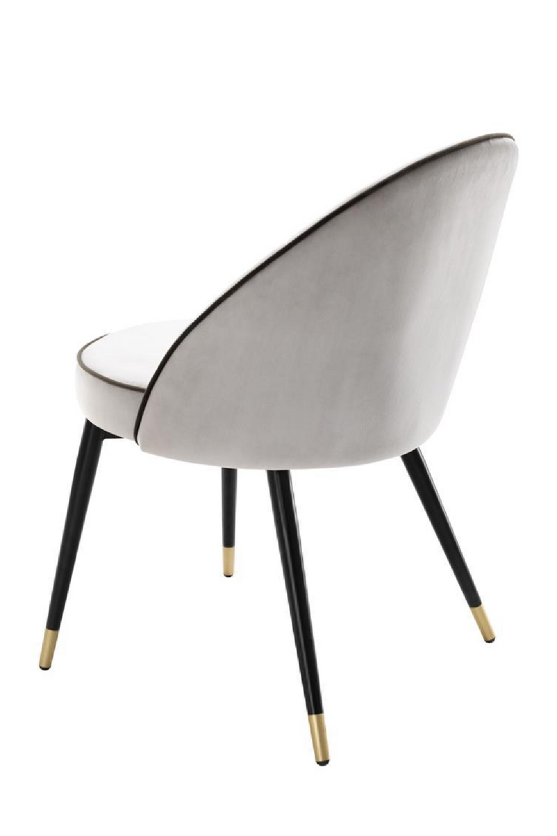 Chaises en velours gris clair (lot de 2) | | Eichholtz Cooper | Meubleluxe.fr