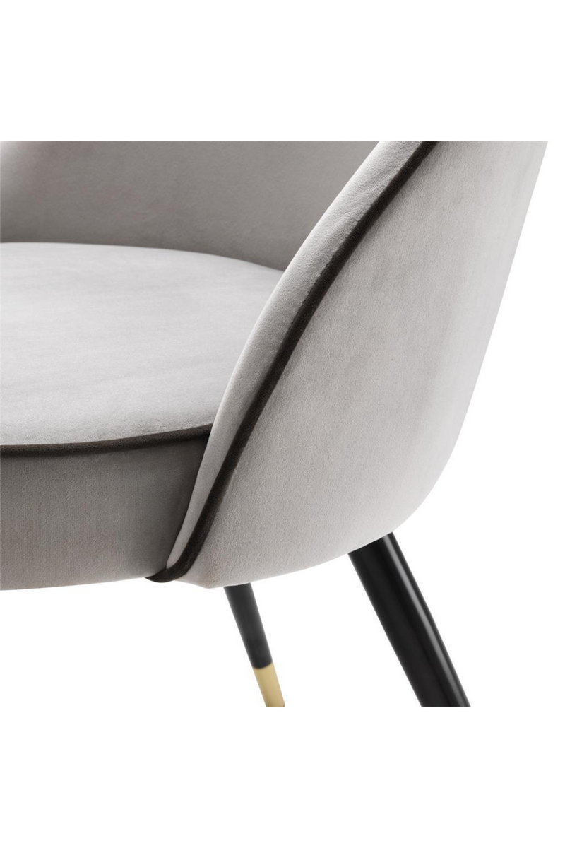 Chaises en velours gris clair (lot de 2) | | Eichholtz Cooper | Meubleluxe.fr