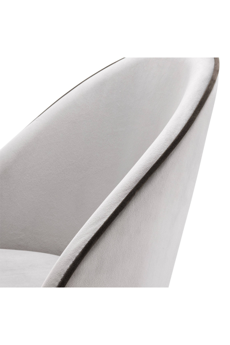 Chaises en velours gris clair (lot de 2) | | Eichholtz Cooper | Meubleluxe.fr