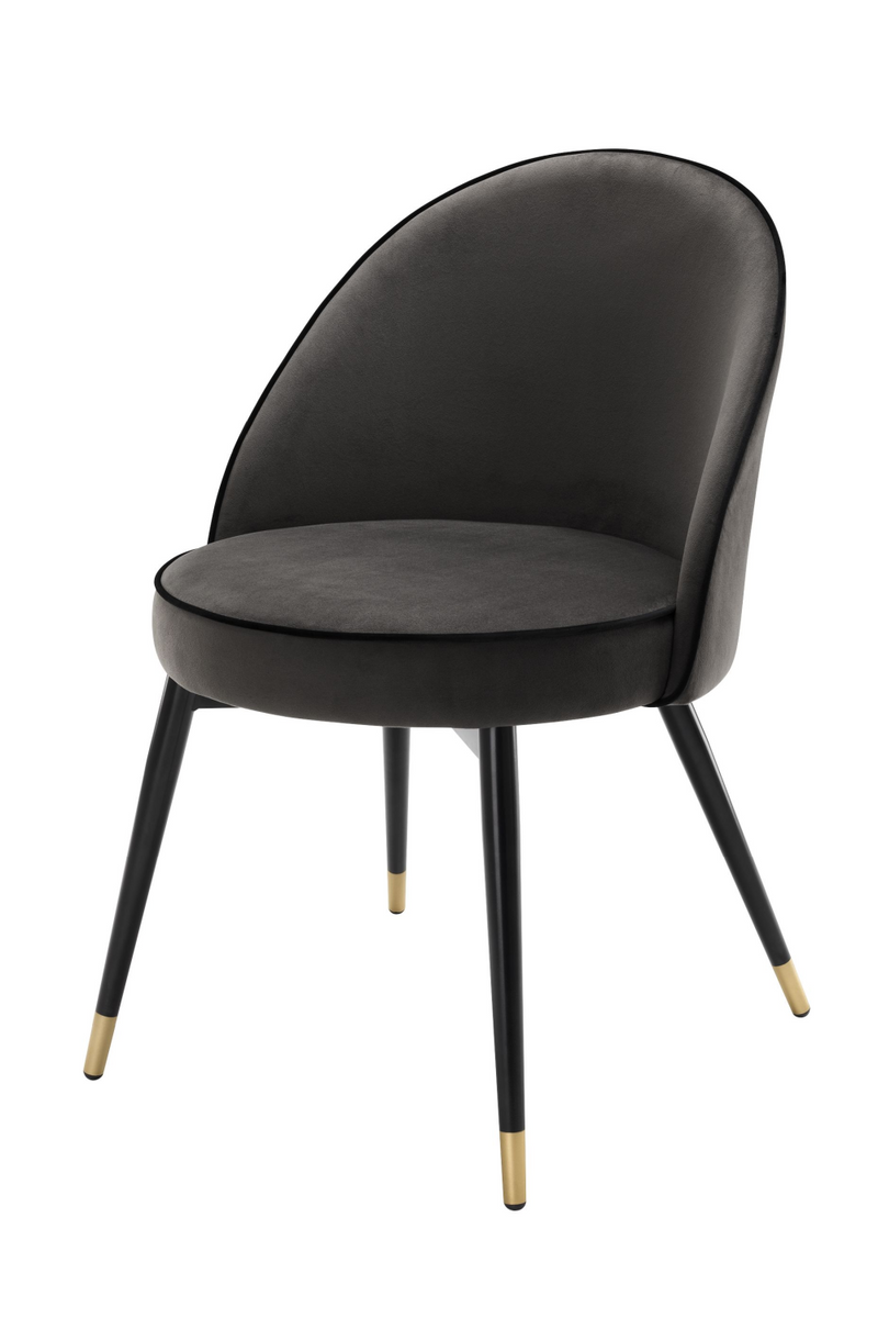 Chaises en velours noir (lot de 2) | | Eichholtz Cooper | Meubleluxe.fr