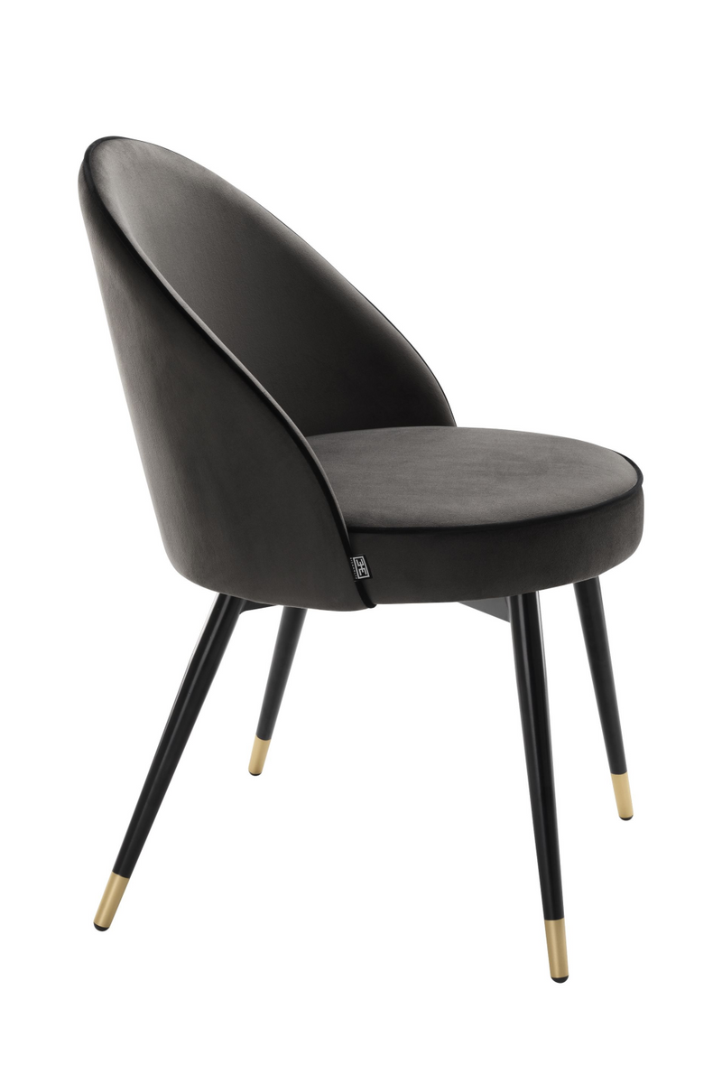 Chaises en velours noir (lot de 2) | | Eichholtz Cooper | Meubleluxe.fr