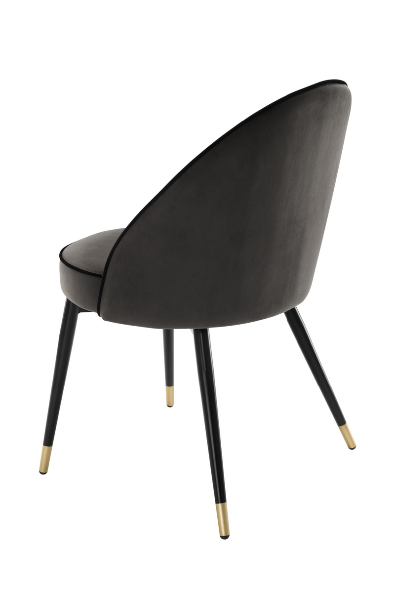 Chaises en velours noir (lot de 2) | | Eichholtz Cooper | Meubleluxe.fr