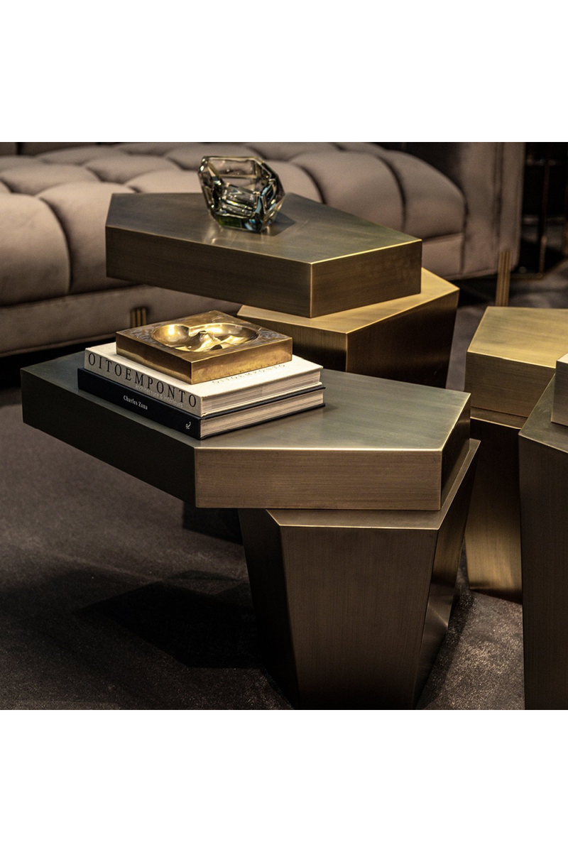 Table basse en laiton | Eichholtz Calabasas L | Meubleluxe.fr