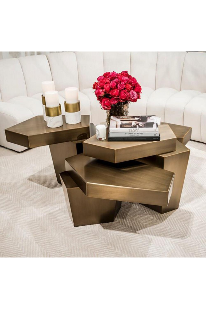 Table basse en laiton | Eichholtz Calabasas L | Meubleluxe.fr