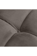 Canapé 4 places matelassé en velours gris | Eichholtz Sienna | Meubleluxe.fr