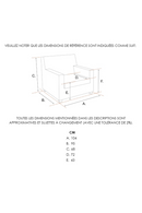 Fauteuil matelassé gris en velours | Eichholtz Sienna | Meubleluxe.fr