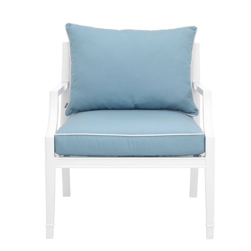 Fauteuil bohème d’extérieur bleu | Eichholtz Bella Vista | Meuble Luxe