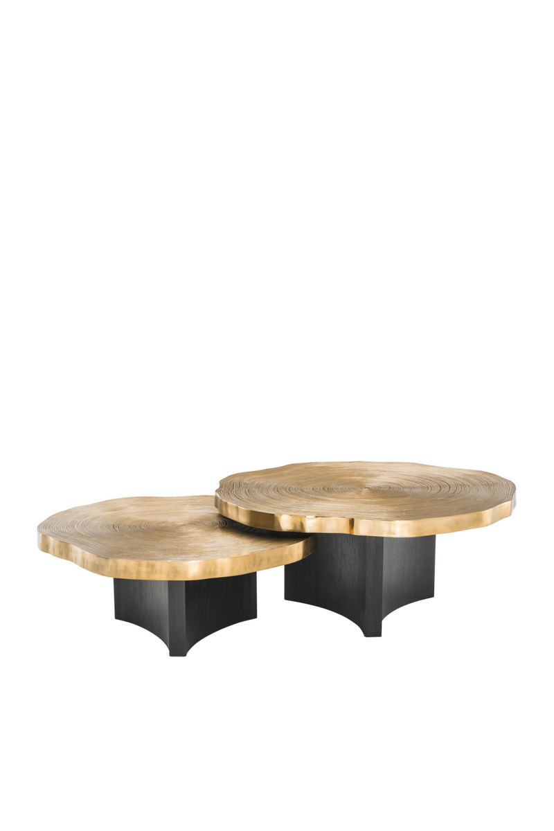 Table basse tronc d'arbre (lot de 2) | Eichholtz Thousand Oaks | Meubleluxe.fr