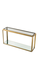 Console dorée en verre | Eichholtz Callum  | Meubleluxe.fr
