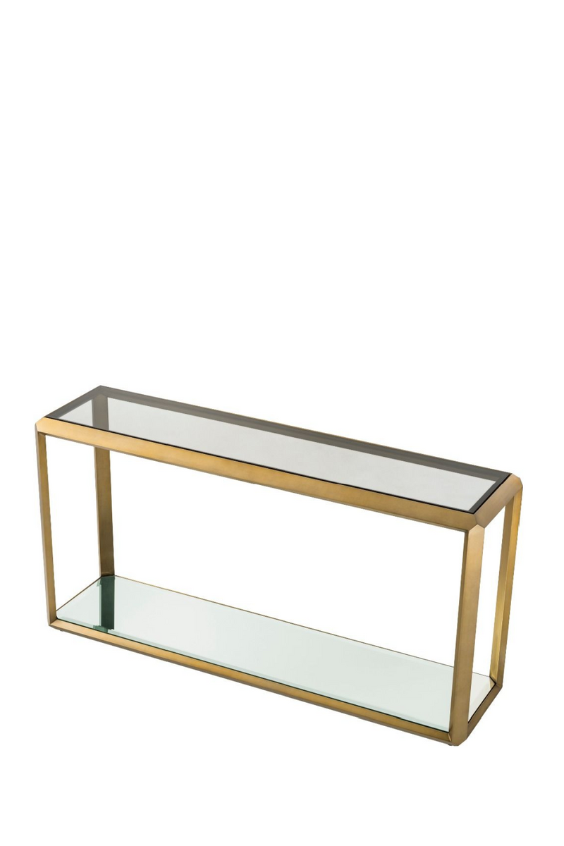 Console dorée en verre | Eichholtz Callum  | Meubleluxe.fr