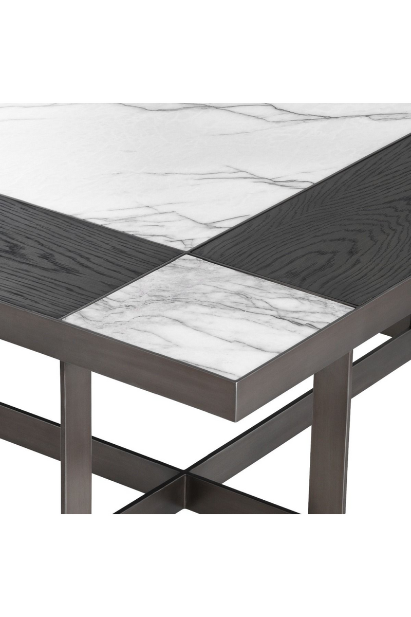 Table basse noir et blanc | Eichholtz Hermoza | Meubleluxe.fr