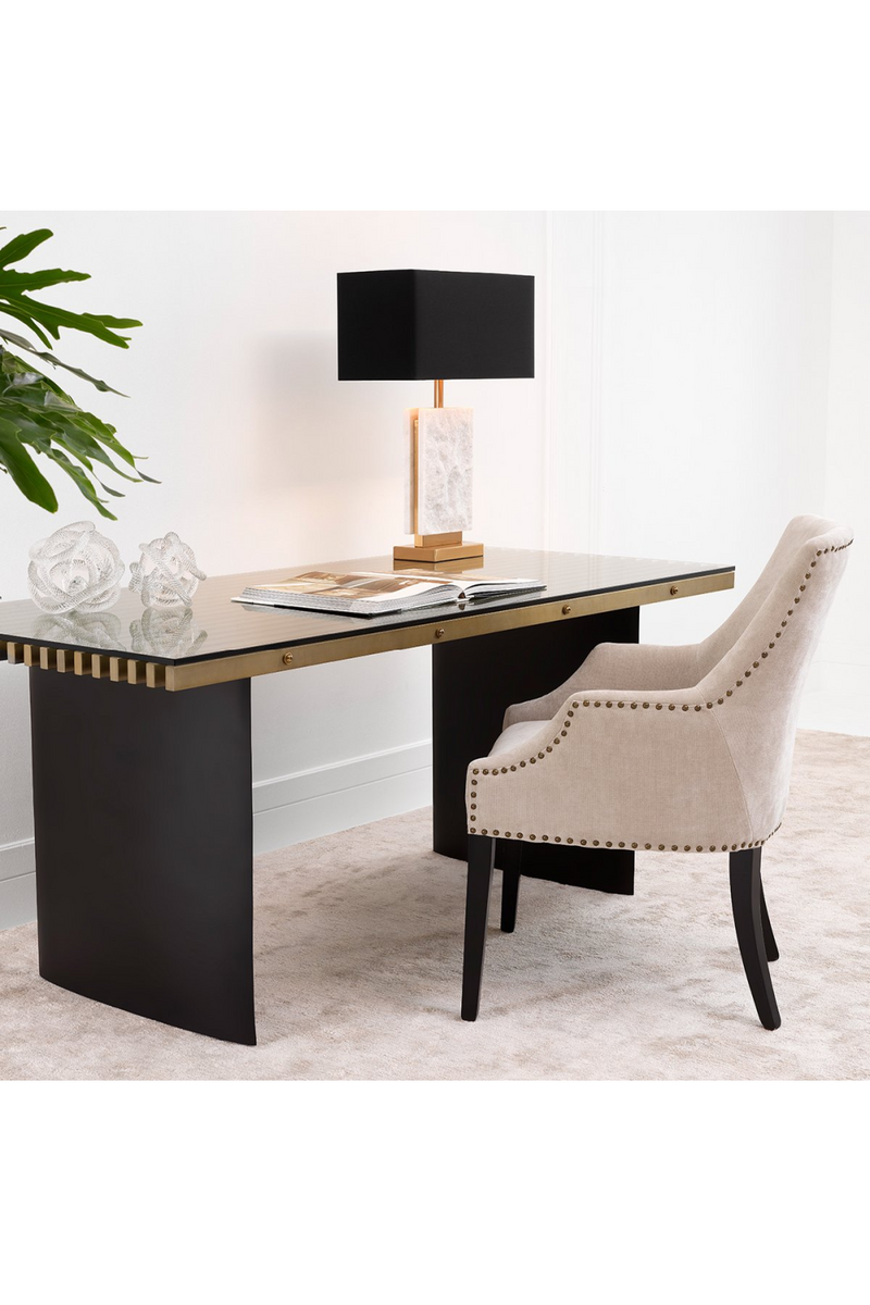 Accessoire de bureau en verre | Eichholtz Dominico M | Meubleluxe.fr