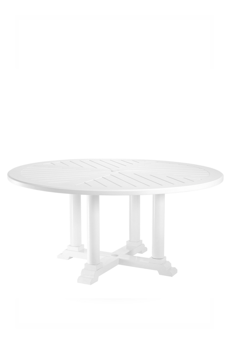 Table de salle à manger ovale d'extérieur Ø 160 | EICHHOLTZ Belle Rive | Meubleluxe.fr