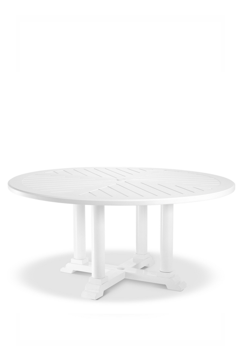 Table de salle à manger ovale d'extérieur Ø 160 | EICHHOLTZ Belle Rive | Meubleluxe.fr