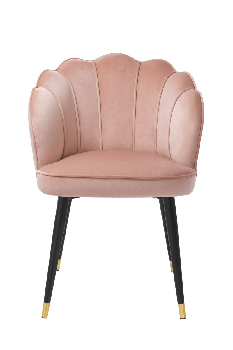 Chaise en velours rose | Eichholtz Bristol | Meubleluxe.fr