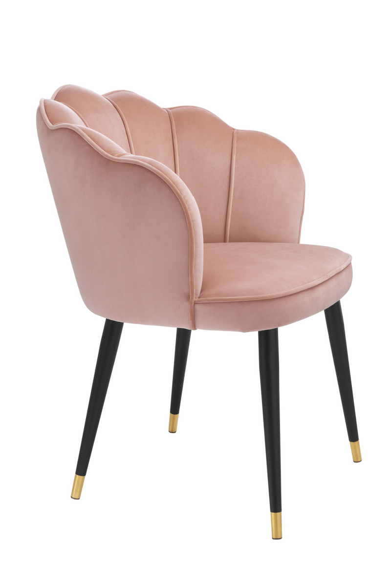 Chaise en velours rose | Eichholtz Bristol | Meubleluxe.fr