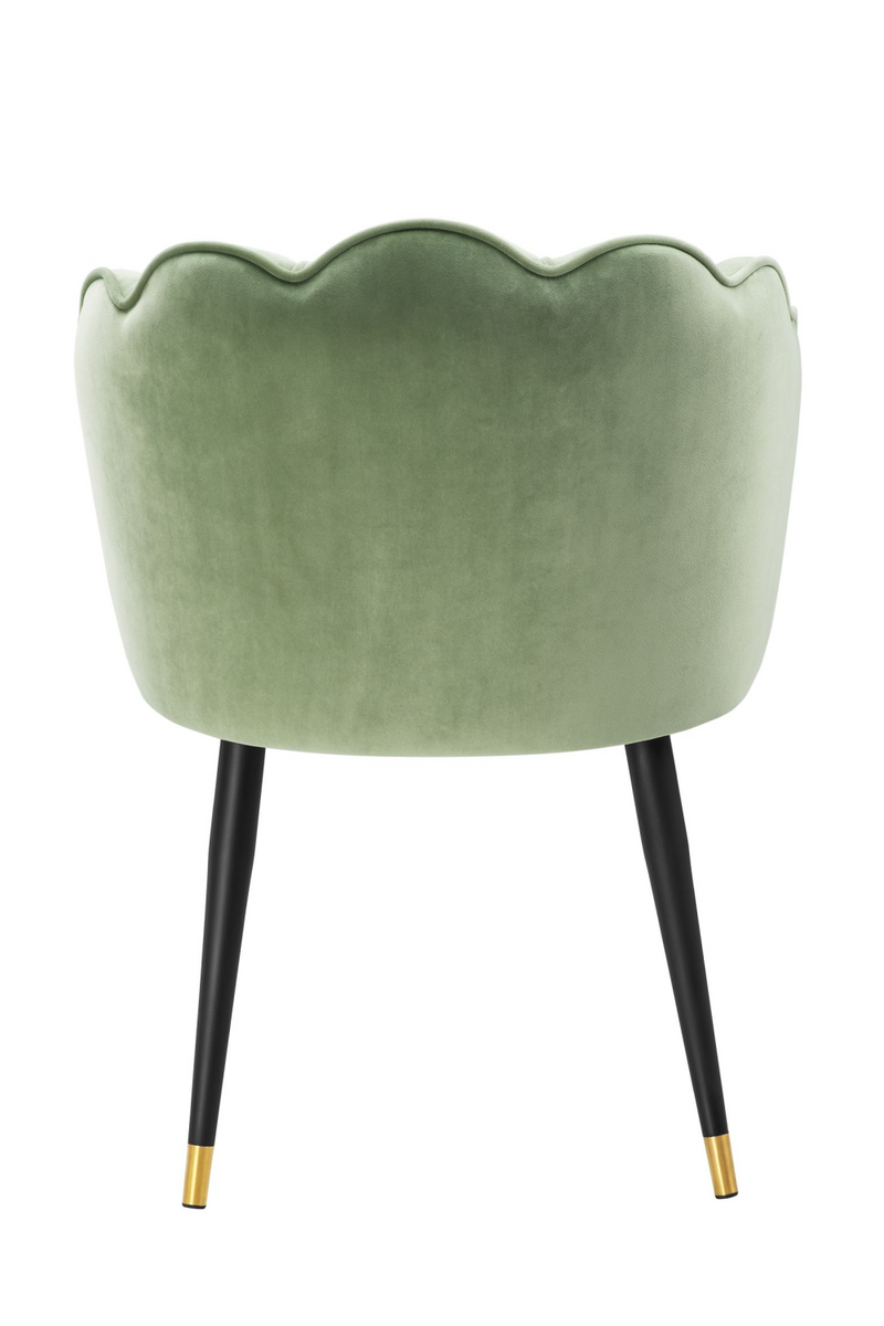 Chaise en velours vert | Eichholtz Bristol | Meubleluxe.fr