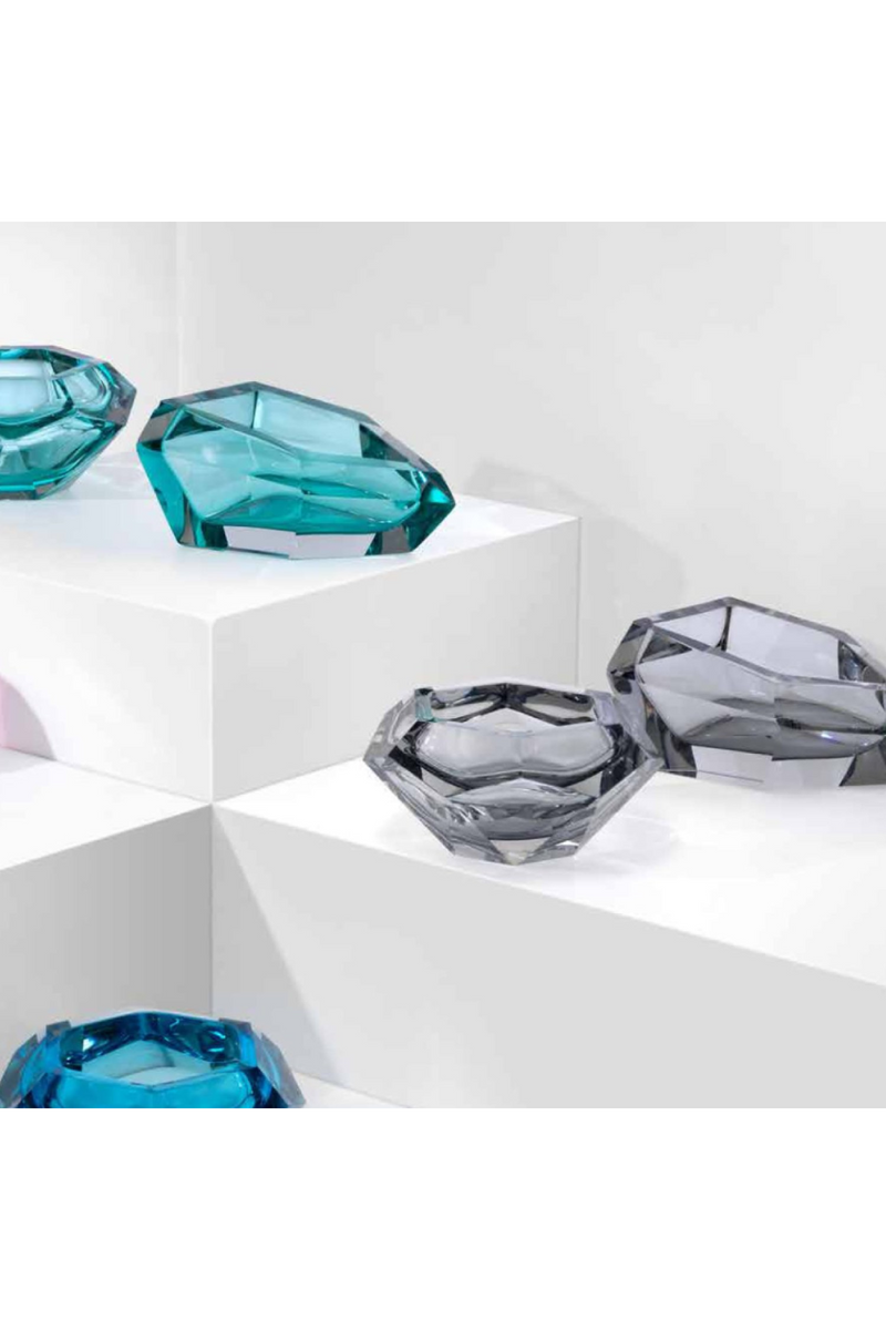 Bol en cristal gris | Eichholtz Alma | Meubleluxe.fr