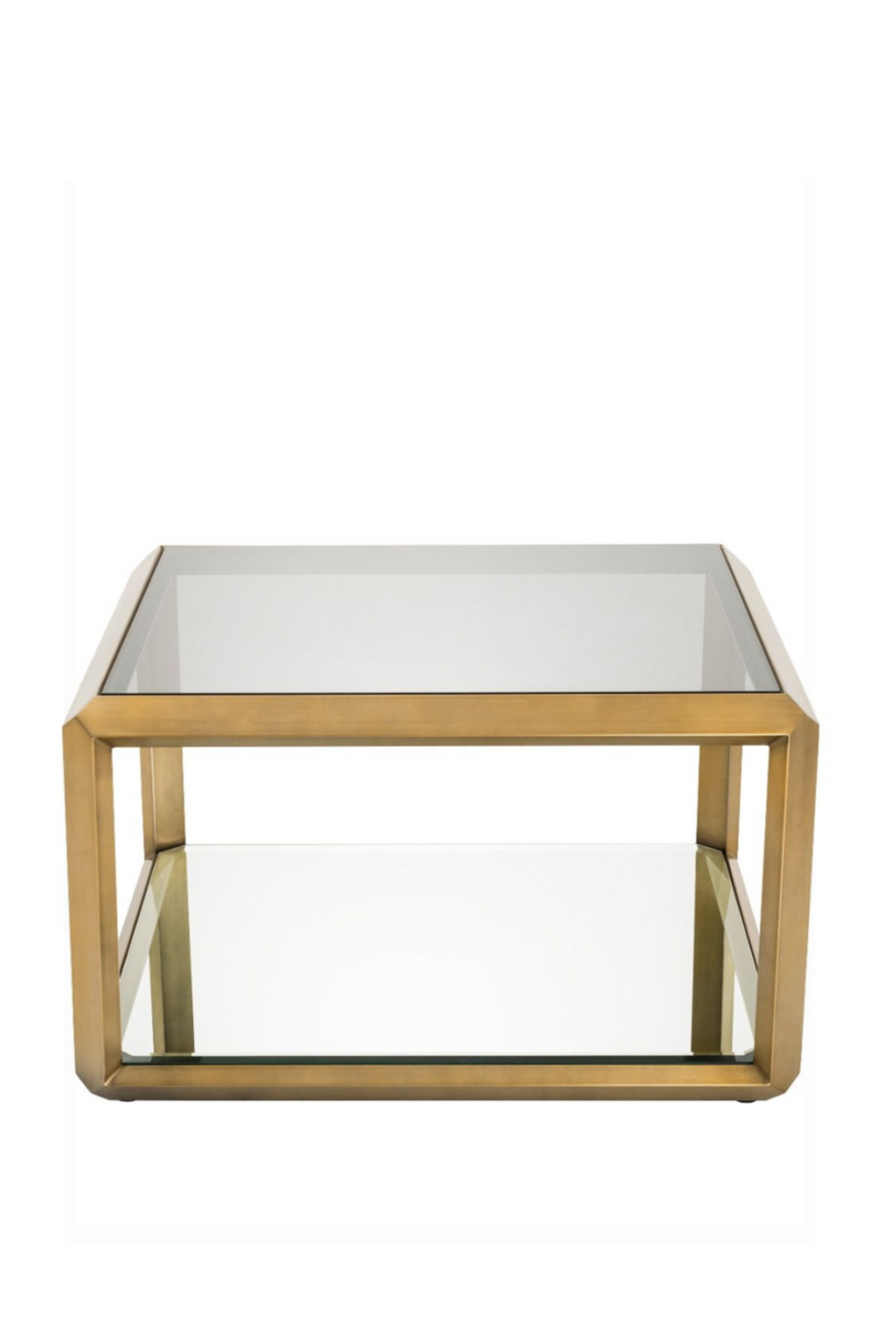 Table basse dorée en verre | Eichholtz Callum | Meubleluxe.fr