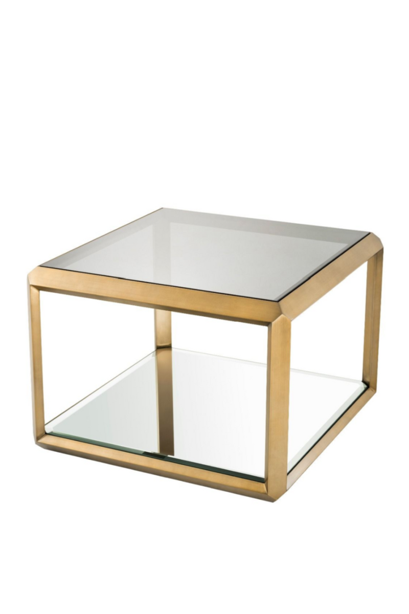 Table basse dorée en verre | Eichholtz Callum | Meubleluxe.fr