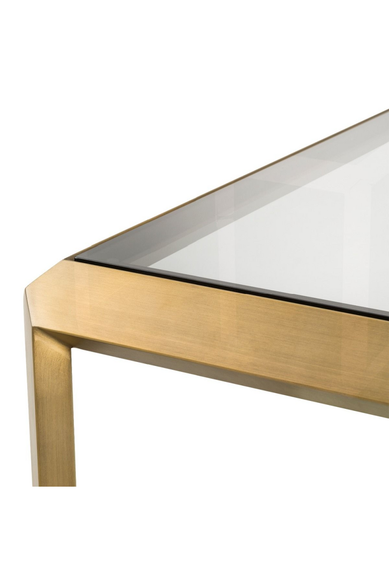 Table basse dorée en verre | Eichholtz Callum | Meubleluxe.fr