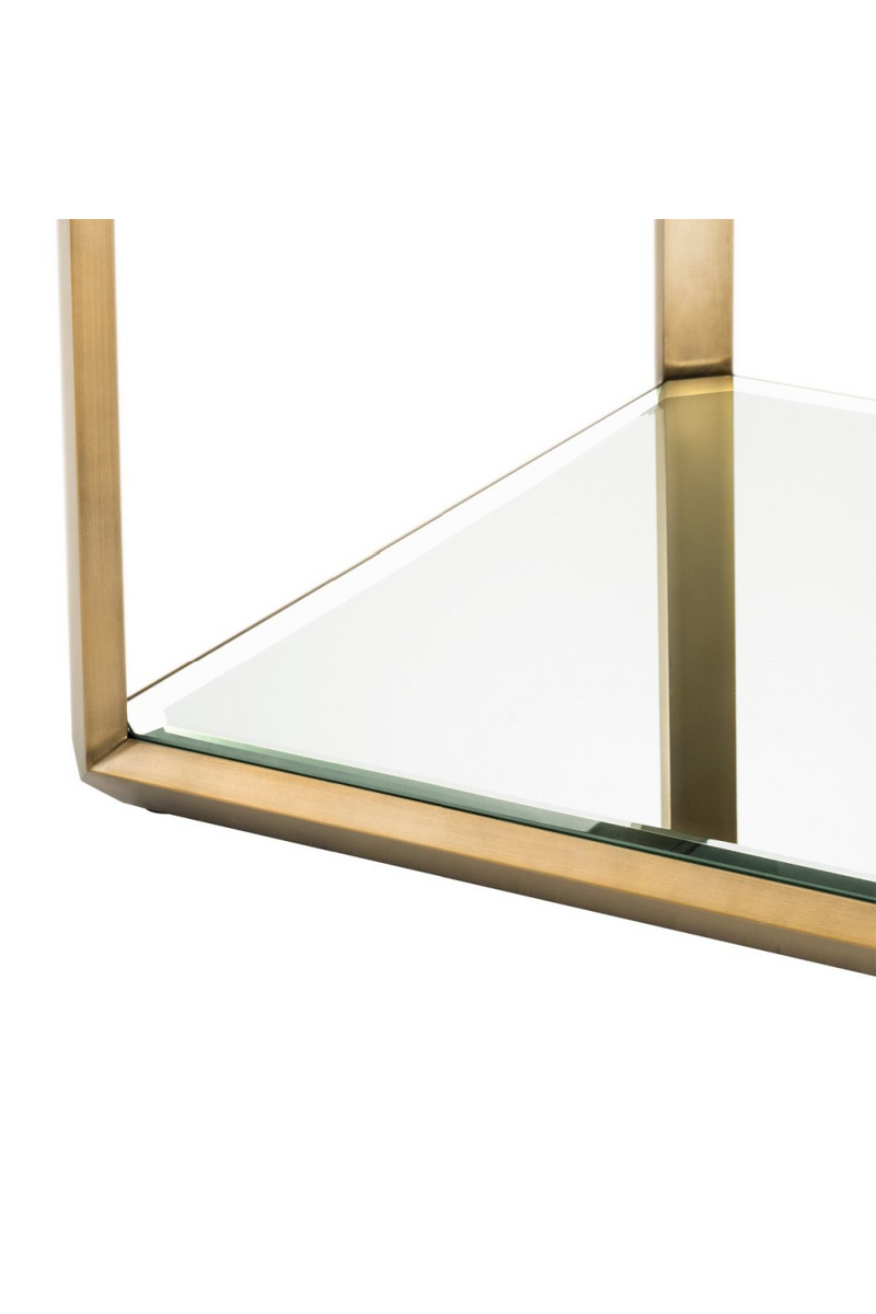 Table basse dorée en verre | Eichholtz Callum | Meubleluxe.fr