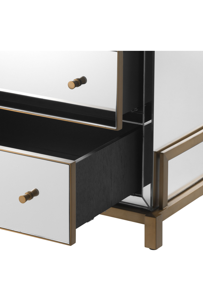 Commode en verre miroir | Eichholtz Clarington | Meubleluxe.fr