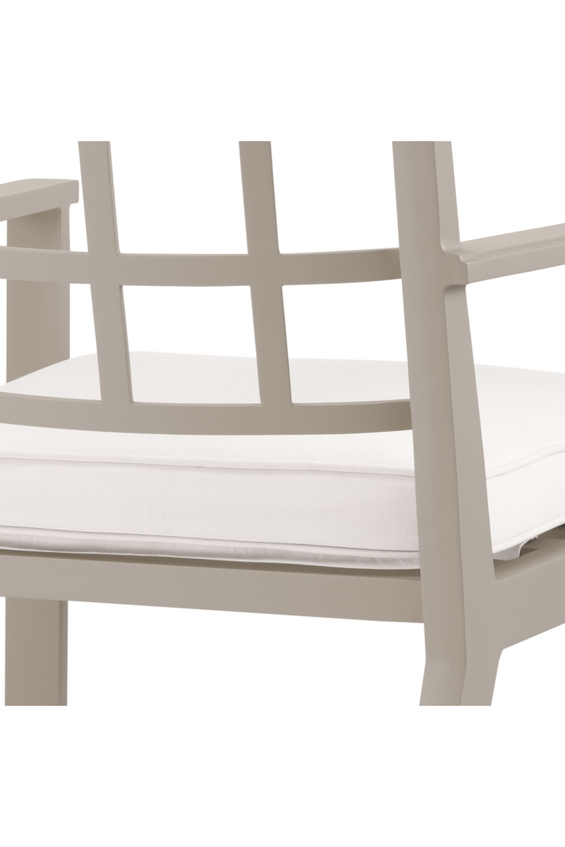 Chaise beige d'extérieur de salle à manger | Eichholtz Cap-Ferrat | Meubleluxe.fr