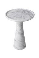 Table d'appoint marbre blanc -XL- | Eichholtz Pompano | Meubleluxe.fr