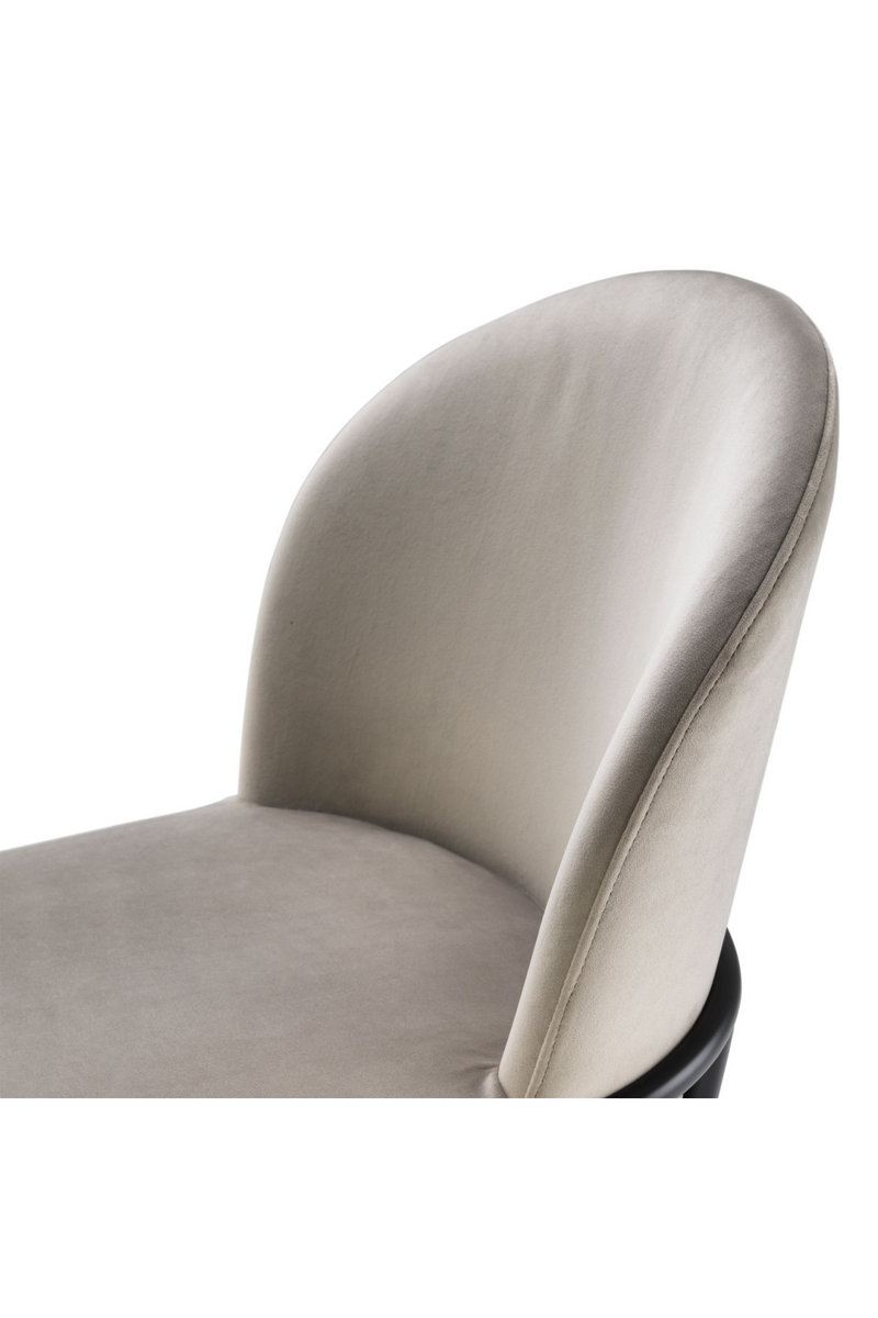 Chaises en velours beige (lot de 2) | Eichholtz Willis | Meubleluxe.fr