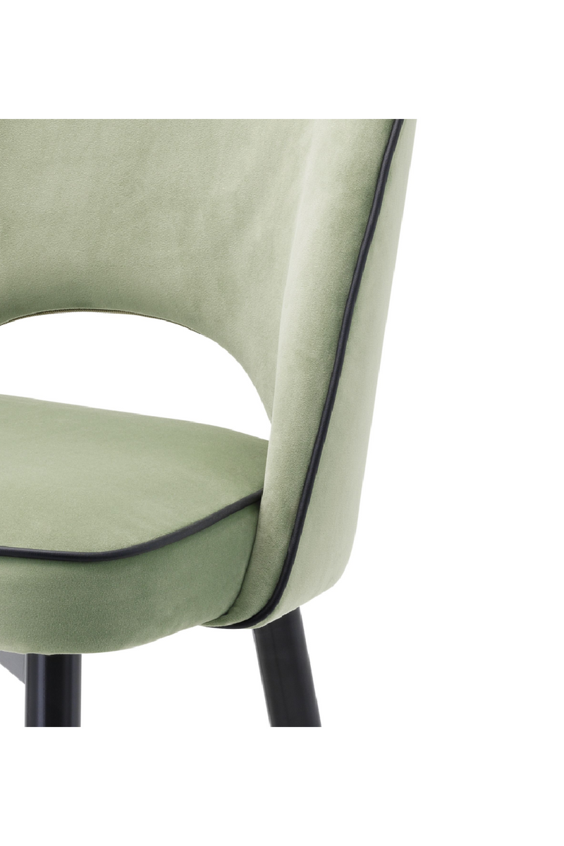 Chaises en velours vert (lot de 2) | Eichholtz Cliff | Meubleluxe.fr