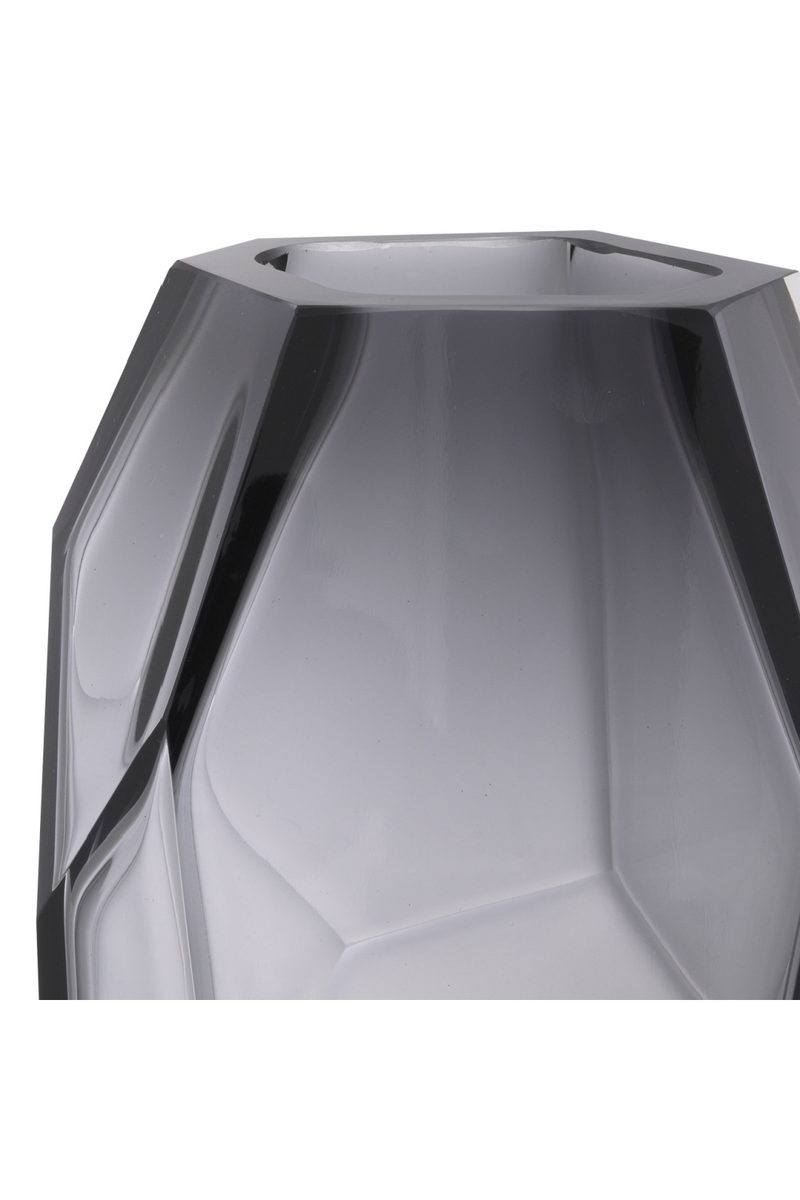 Vase en verre gris | Eichholtz Martina | Meubleluxe.fr