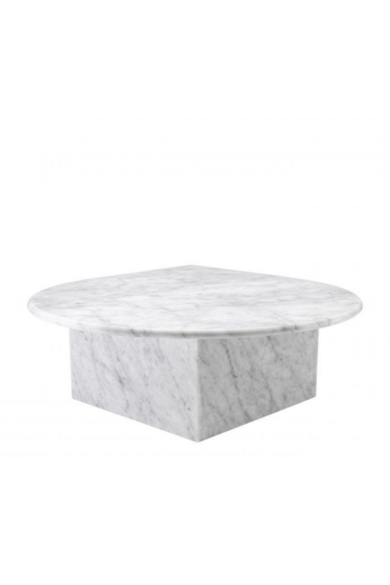 Table basse gigogne en marbre (lot de 3) | Eichholtz Naples | Meubleluxe.fr