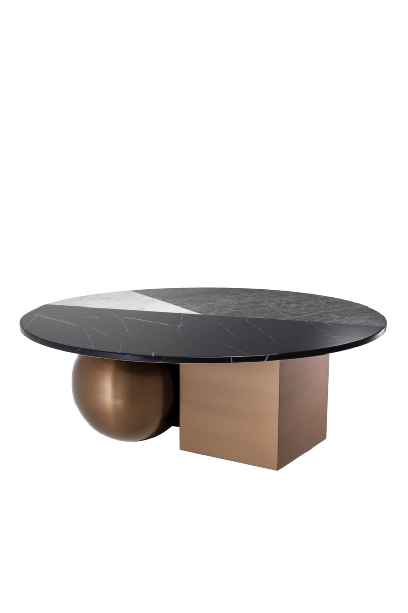 Table basse en cuivre tricolore | Eichholtz Tricolori | Meubleluxe.fr