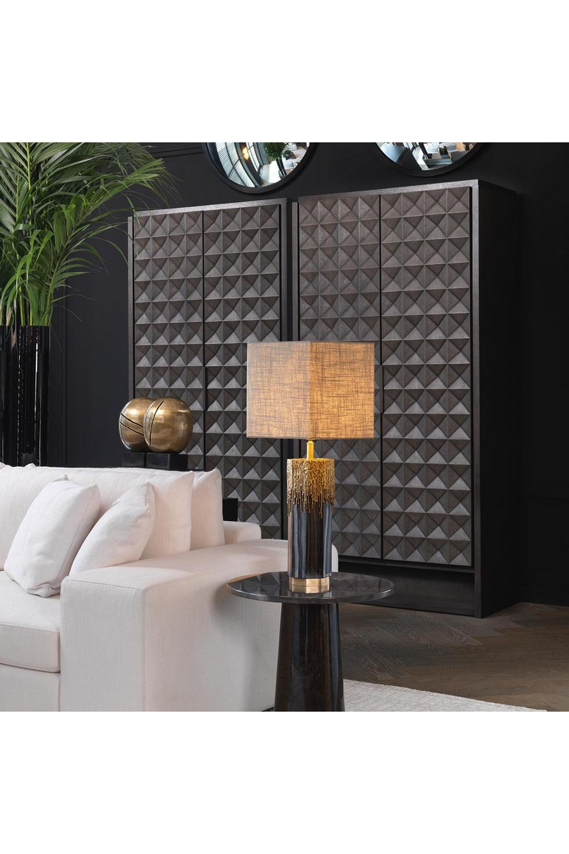 Armoire noire en bois massif | Eichholtz Jane | Meubleluxe.fr