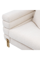 Fauteuil velours blanc Art Déco | Eichholtz York | Meubleluxe.fr