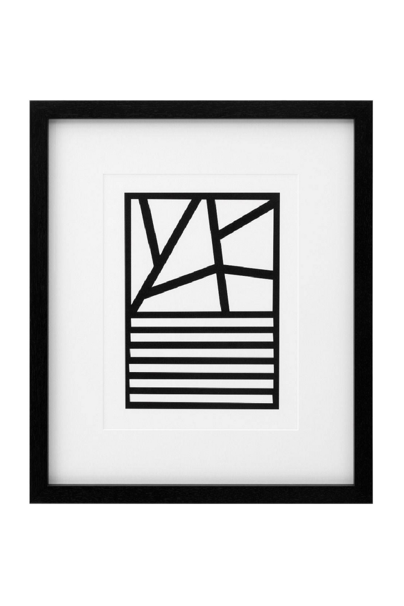 Tableaux graphiques noir et blanc (lot de 6) | Eichholtz Artwork | Meubleluxe.fr