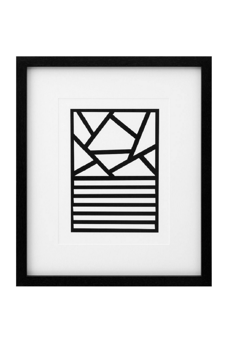 Tableaux graphiques noir et blanc (lot de 6) | Eichholtz Artwork | Meubleluxe.fr