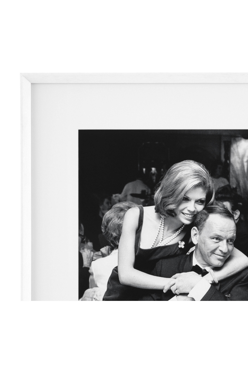 Tableau noir et blanc Sinatra | Eichholtz Sinatra & Yul | Meubleluxe.fr