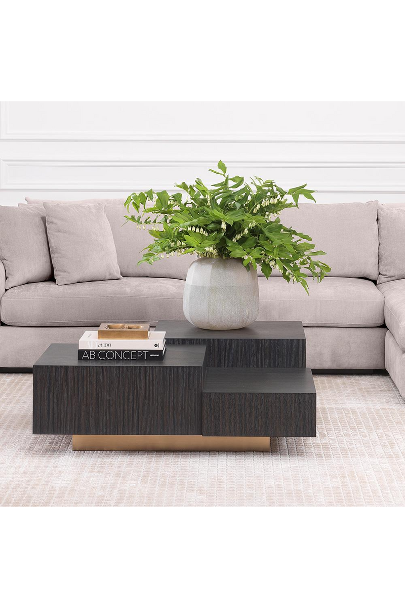 Table basse moderne en bois | Eichholtz Nerone | Meubleluxe.fr