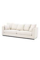 Canapé 4 places en tissu blanc crème | Eichholtz Taylor | Meubleluxe.fr