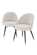 Chaises en velours blanc (lot de 2) | | Eichholtz Cooper | Meubleluxe.fr