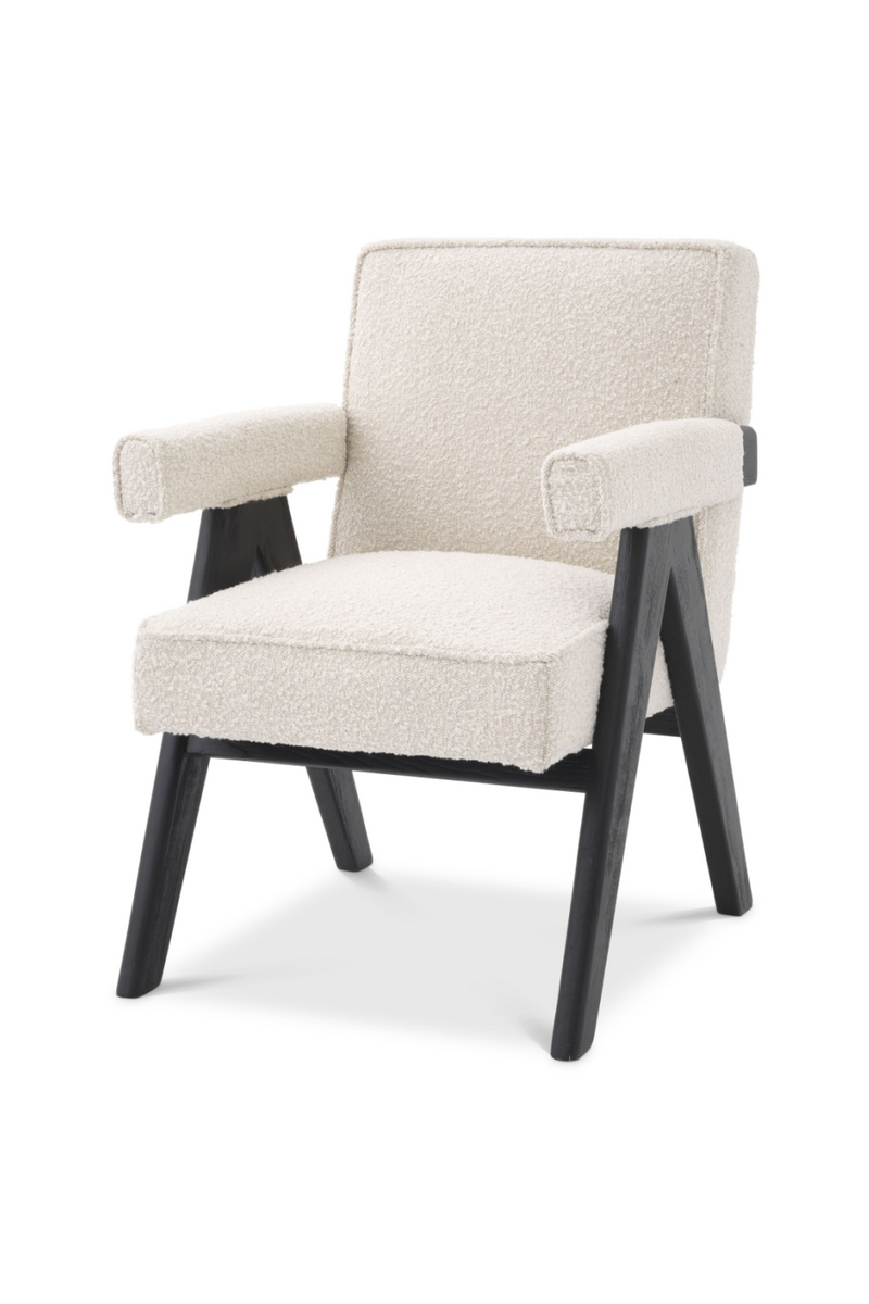 Chaise noire et blanc crème | Eichholtz Greta | Meubleluxe.fr