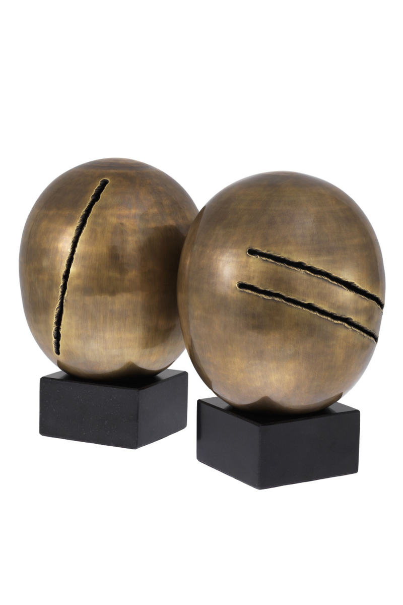 Objets décoratifs en laiton (lot de 2) | Eichholtz Artistic | Meubleluxe.fr